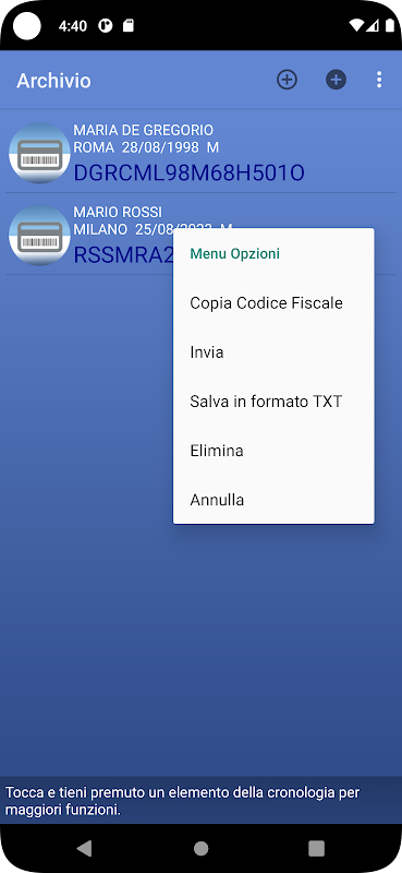 Archivio Tessera Sanitaria APK Download for Android Aptoide