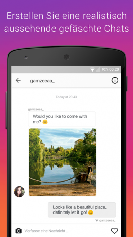  - instafake fake chat for instagram direct message android