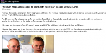 Auto Racing News screenshot 3