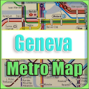 Geneva Metro Map Offline Icon