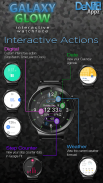 Galaxy Glow HD Watch Face Widget & Live Wallpaper screenshot 1