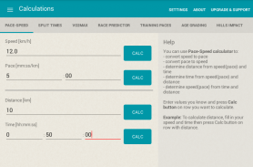 Running calculator screenshot 16