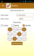 Notes Reminder Diary screenshot 5