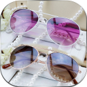 Stylish Sunglass Photo Montage