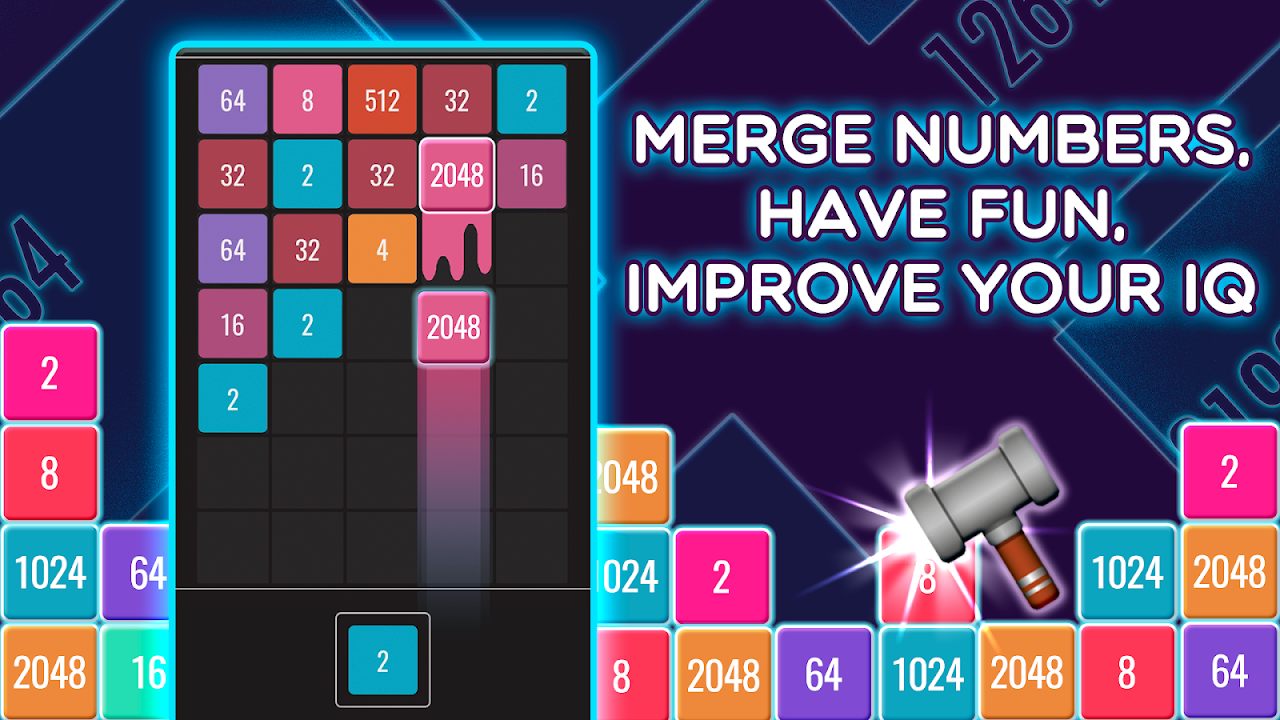 Play 2048:X2 Merge Blocks Online for Free on PC & Mobile