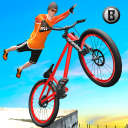 Rooftop Bicycle Stunt & Racing