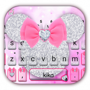 الكيبورد Pink Minny Bow screenshot 4