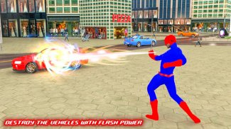 Pahlawan kecepatan flash: game simulator kejahatan screenshot 2