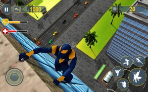 Rope Frog Strange Ninja Hero Gangster Crime screenshot 2