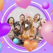 Happy birthday video maker screenshot 3