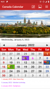 Canada Calendar 2022 screenshot 5