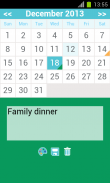 calendrier mensuel gratuit application screenshot 0
