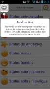 Status para todas as ocasiões screenshot 0