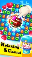 Crazy Candy Bomb-Free Match 3 Juego screenshot 4