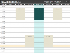 Schedules Templates screenshot 10