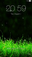 Galaxy rainy lockscreen screenshot 7