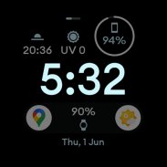 Material 4: Wear OS watch face screenshot 10