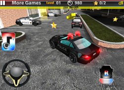कार पार्किंग 3 डी: पुलिस कारें screenshot 11
