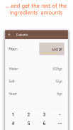 Bread calculator screenshot 3