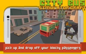 City Bus Simulator Craft screenshot 2