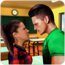 High School Gangster Bully Fights Karate Girl Game Icon