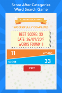 Word Search Game in English screenshot 19