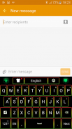 Black Reggae Keyboard screenshot 1