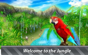 Jungle Parrot Simulator - try wild bird survival! screenshot 0