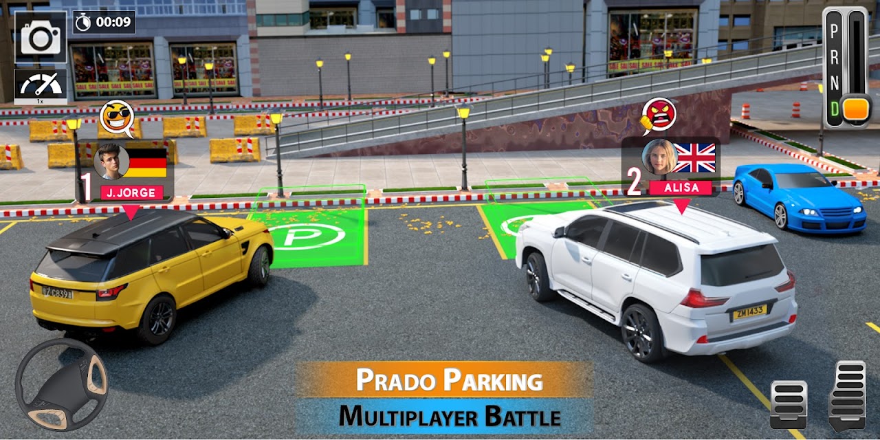 Baixe e jogue Jogos de estacionamento de carros de luxo prado no PC e Mac  (emulador)