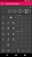 Calculadora de fração com solução screenshot 0