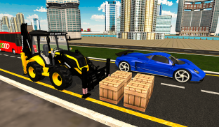 Cargo Forklift Driving Simulator 3D screenshot 0