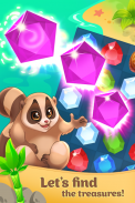 Treasure hunters– match-3 jogo screenshot 16