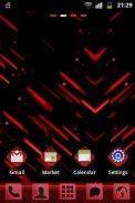 GO Launcher EX Theme Red Futur screenshot 0