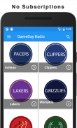 GameDay Pro Basketball Radio for NBA screenshot 3