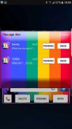 Rainbow flag Next SMS Skin screenshot 0