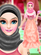 Hijab Wedding Makeup Dress Up screenshot 4