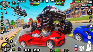 Police Monster Truck Car Games screenshot 0