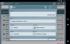 MoneyControl Expense Tracking screenshot 2