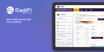 RadiFi Mobile Banking screenshot 1