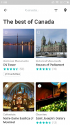 Canada Travel Guide in English with map screenshot 2