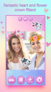 Heart Crown Camera - Kawaii Photo Stickers screenshot 4