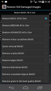 Restore Old Damaged Images screenshot 1