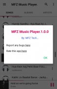 MFZ Music Player | Audio Player | mp3 Player. screenshot 0