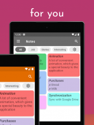 Bloc de notas en color - widget screenshot 0