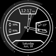 Daring Graphite HD WatchFace Widget Live Wallpaper screenshot 9