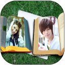 Dual Book Photo Frame Icon