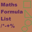 Maths Formula List Icon