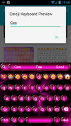 Spheres Pink Emoji Teclado screenshot 5