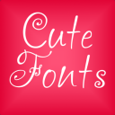 Cute Fonts for FlipFont® Free Icon