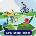 GPS Route Finder & Near by me  Places Guide Icon